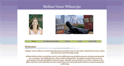 Desktop Screenshot of melissavancewilson.com